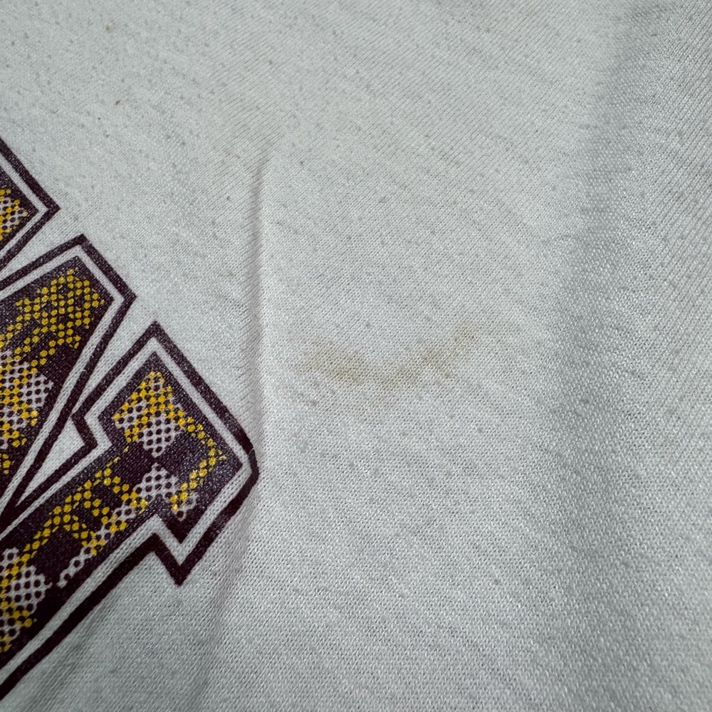 VTG 80’s Stow Bulldogs School T Shirt - Picture 4 of 5